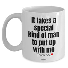 Load image into Gallery viewer, Thank You Gifts for him - It takes a Special man - Funny Coffee Mug - Christmas Present - wm3366