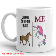 Load image into Gallery viewer, 50th Birthday Gifts for Women - Born in 1970 - 50 Years Old - Personalized Mug for Her - wm4077