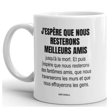 Load image into Gallery viewer, J'espère que nous sommes les meilleurs amis - Tasse à café - Cadeau de Noël - wm5052