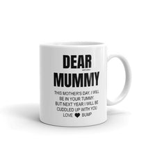 Load image into Gallery viewer, Mum to be gifts, Happy Mothers day gift, To mummy from bump, Next year ill cuddle with you, Funny coffee mug tea cup, Christmas present
